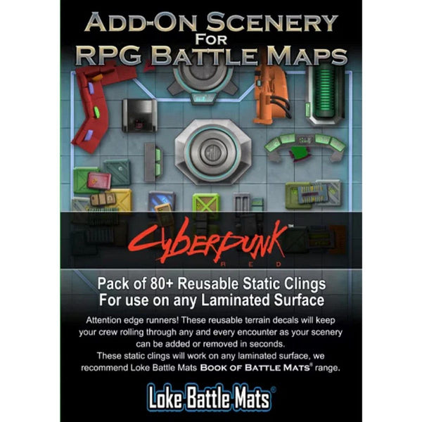Add-On Scenery Pack for Roleplay Game Maps - Cyberpunk