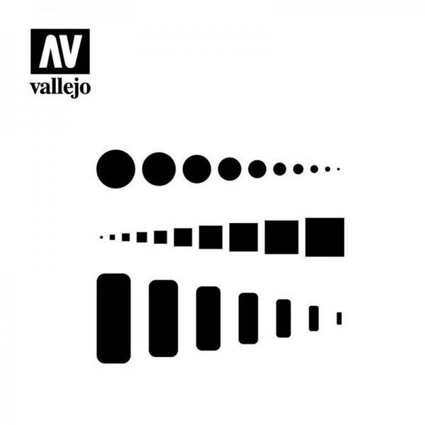 AV Vallejo Stencils - Access Trap Doors 1:32, 1:48 & 1:72