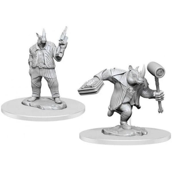 Freelance Muscle & Rhox Pummeler - Unpainted Magic The Gathering Miniatures