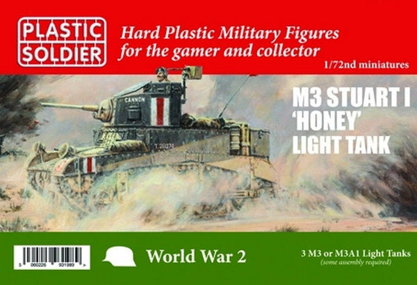 1/72nd Allied Stuart 1 Honey + M3 Tank