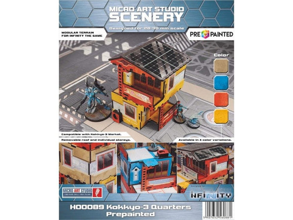 Kokkyo 3 - Quarters Prepainted - Blue