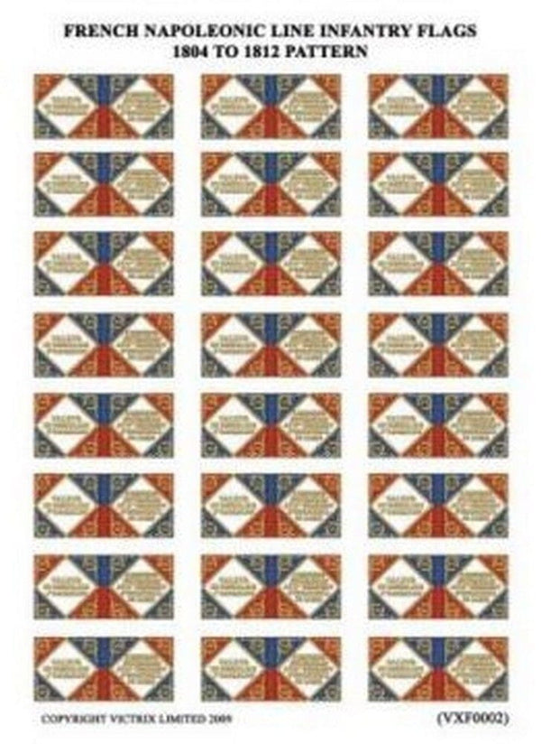 French Set of Regimental Colours