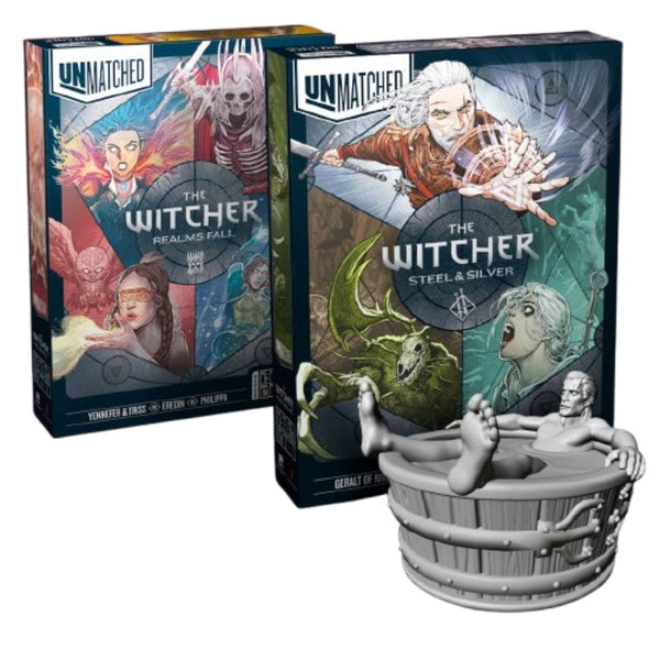 Unmatched: The Witcher - Bundle with Free Geralt Miniature