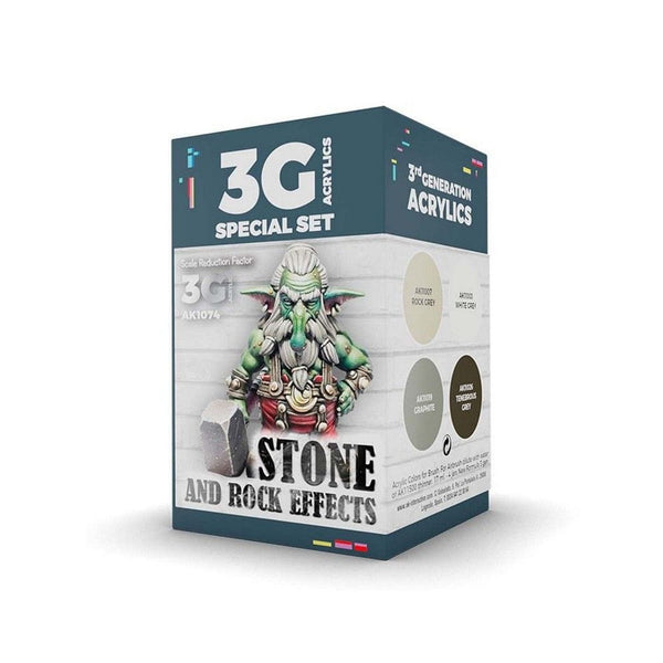 Wargame Color Set. Stone And Rock Effects.