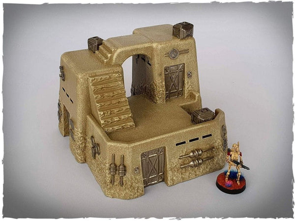 Prepainted Scenery - Desert House No.1