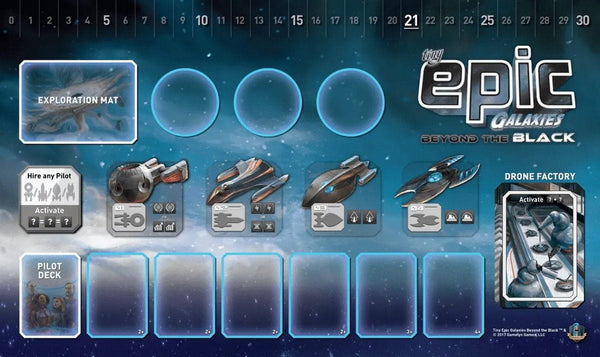 Tiny Epic Galaxies: Beyond the Black Game Mat