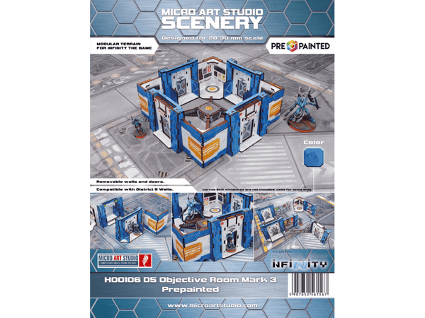 District 5 Objective Room Mark 3 Prepainted - Blue