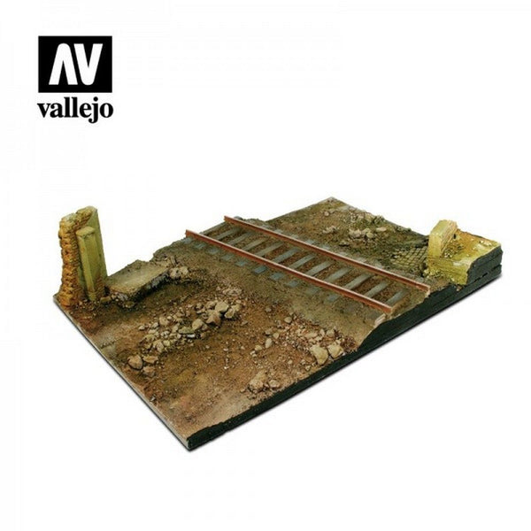 Vallejo Scenics - 1:35 Country Railway Crossroads 31cm x 21cm